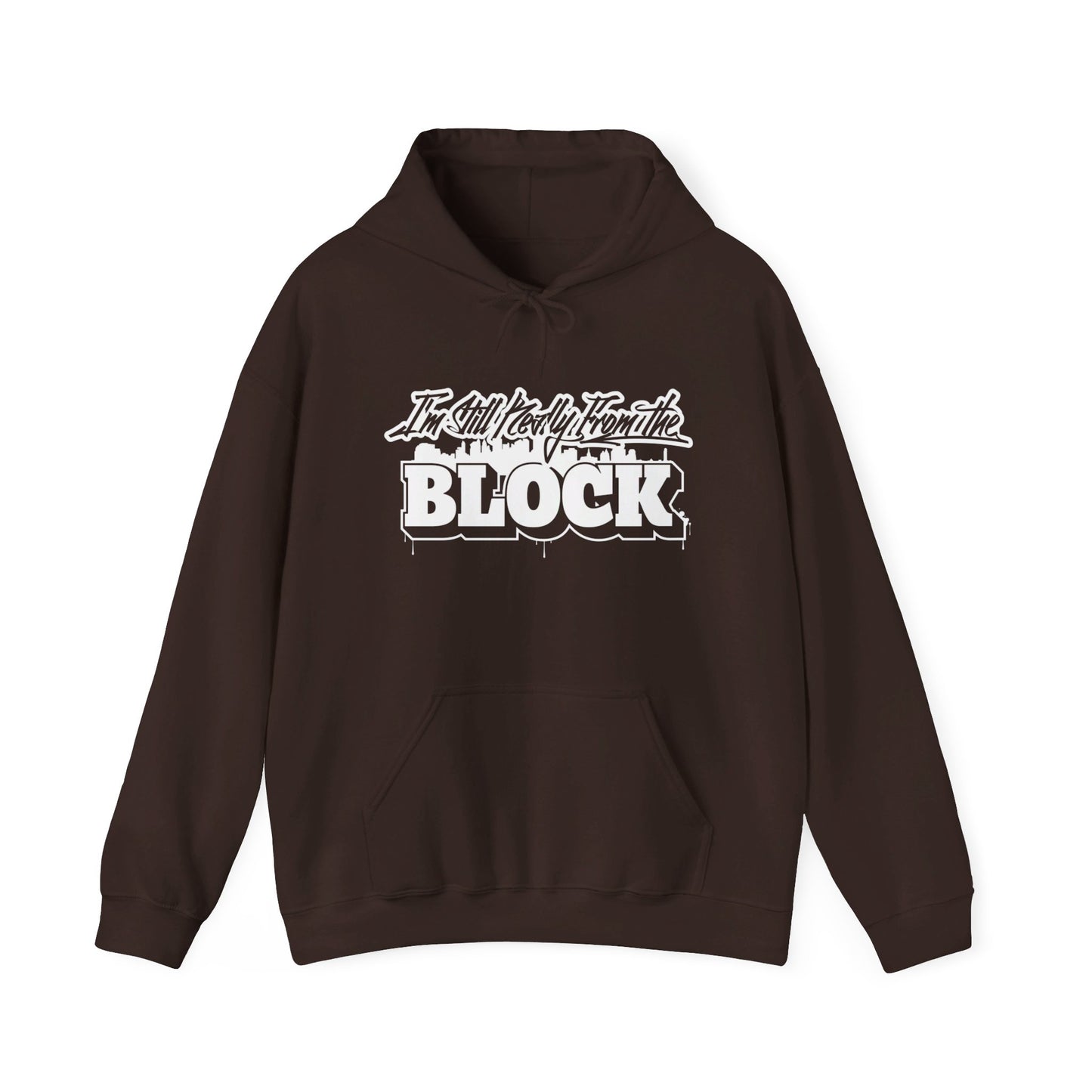I'm Still Really From The Block Unisex Heavy Blend™ Gildan Hooded Sweatshirt