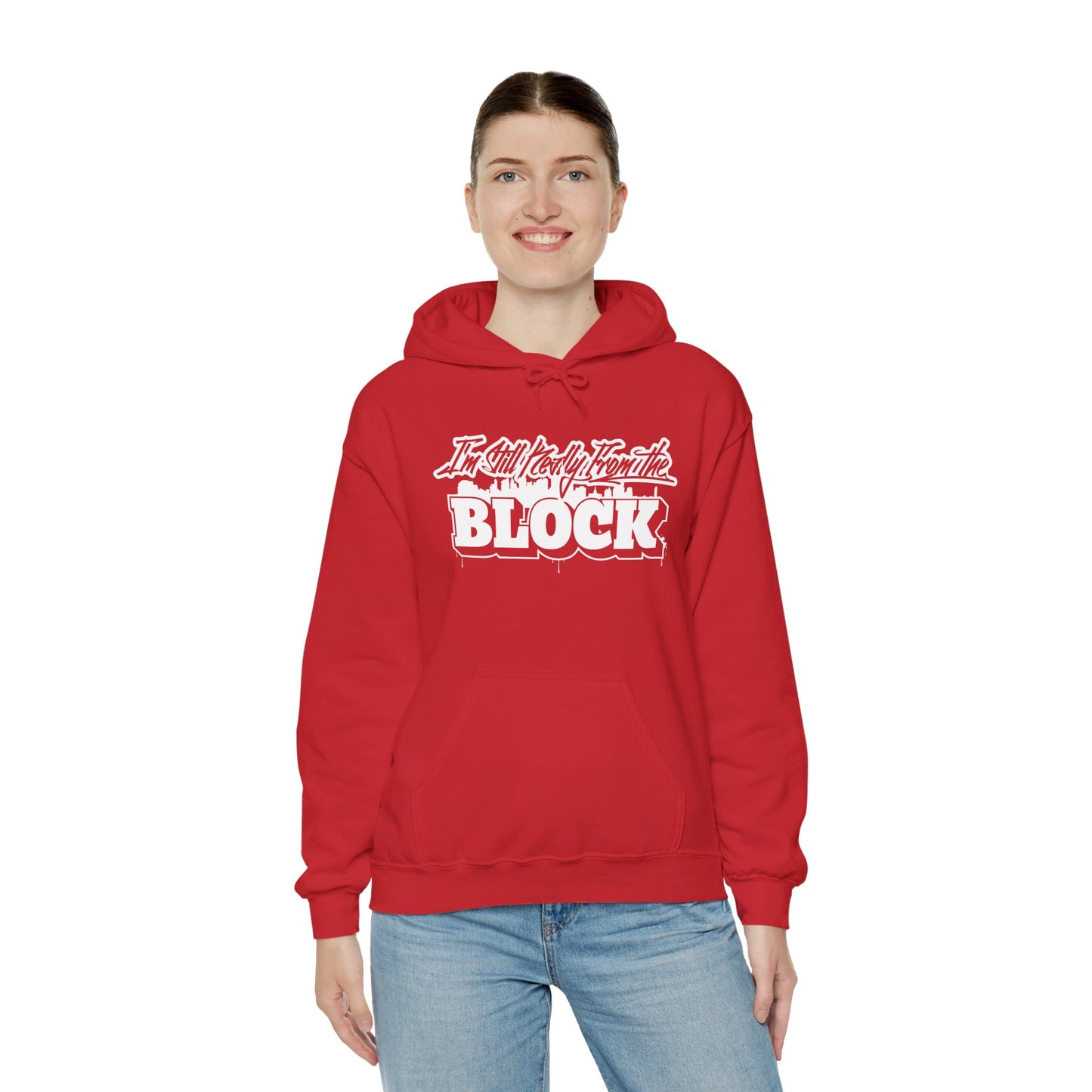 I'm Still Really From The Block Unisex Heavy Blend™ Gildan Hooded Sweatshirt
