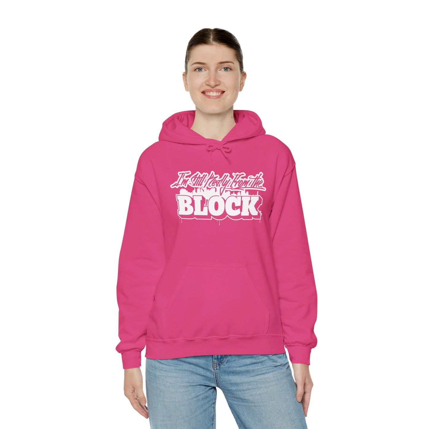 I'm Still Really From The Block Unisex Heavy Blend™ Gildan Hooded Sweatshirt