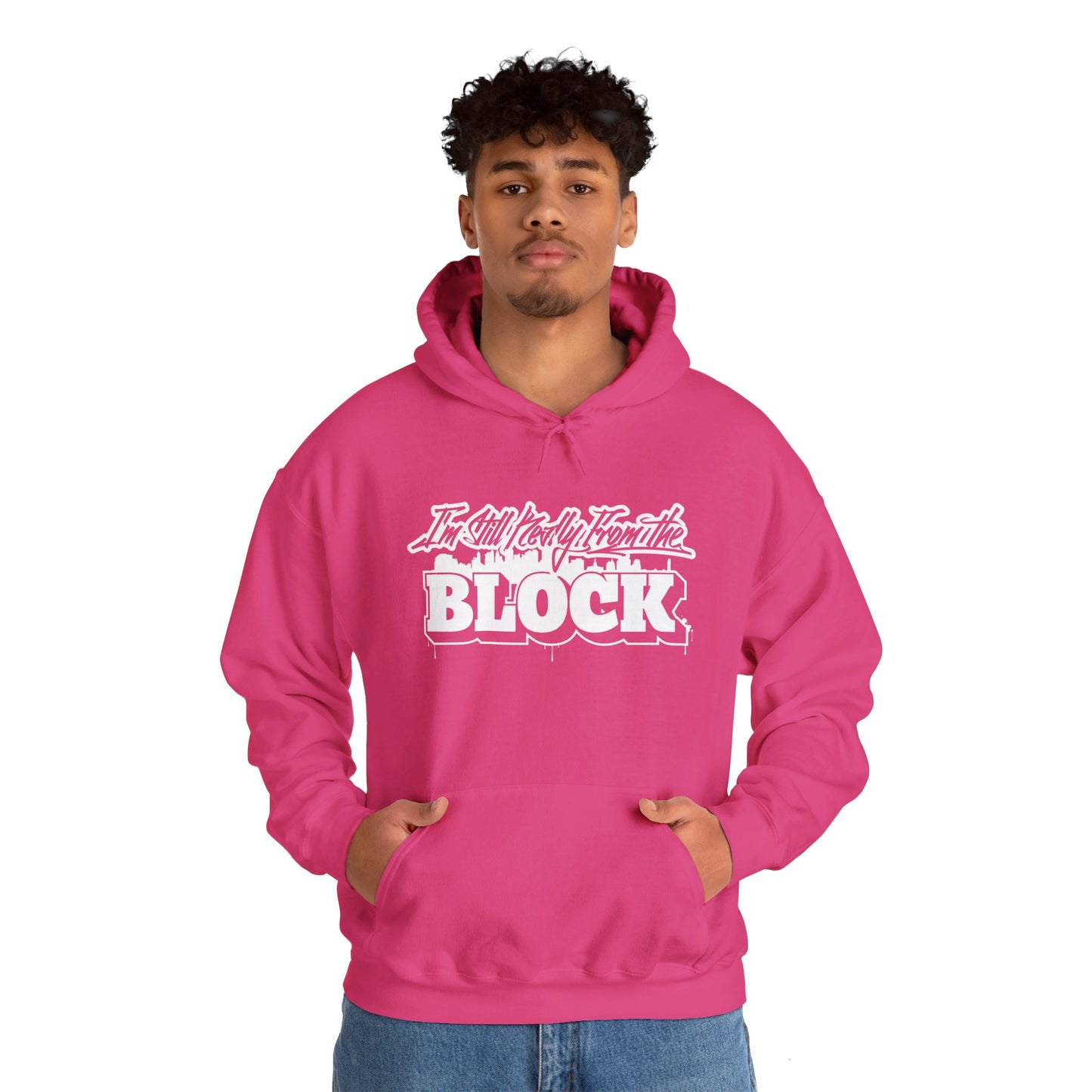 I'm Still Really From The Block Unisex Heavy Blend™ Gildan Hooded Sweatshirt
