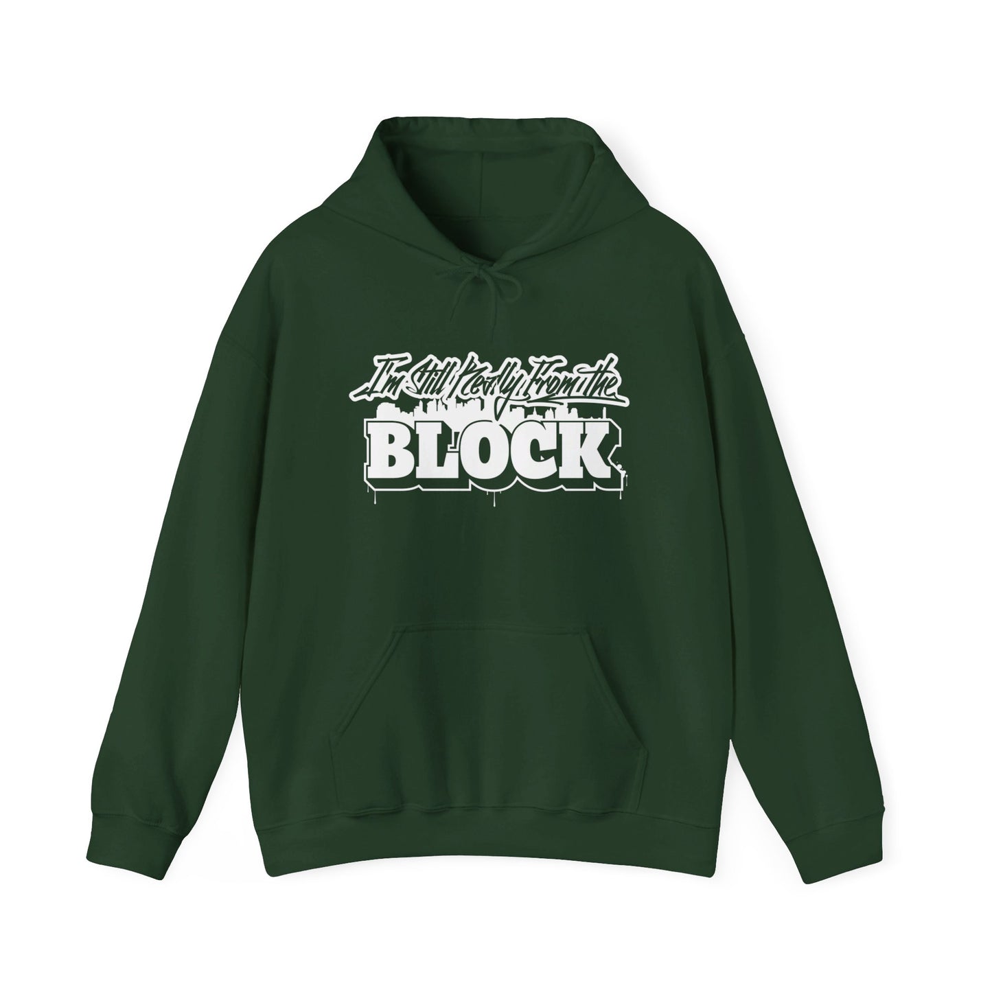 I'm Still Really From The Block Unisex Heavy Blend™ Gildan Hooded Sweatshirt