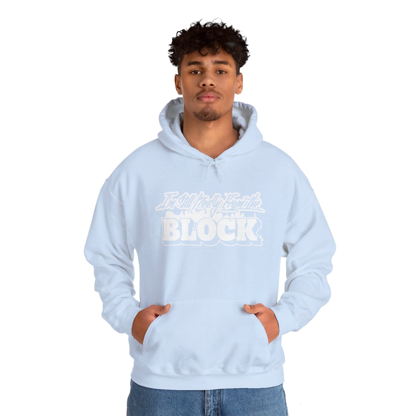 I'm Still Really From The Block Unisex Heavy Blend™ Gildan Hooded Sweatshirt