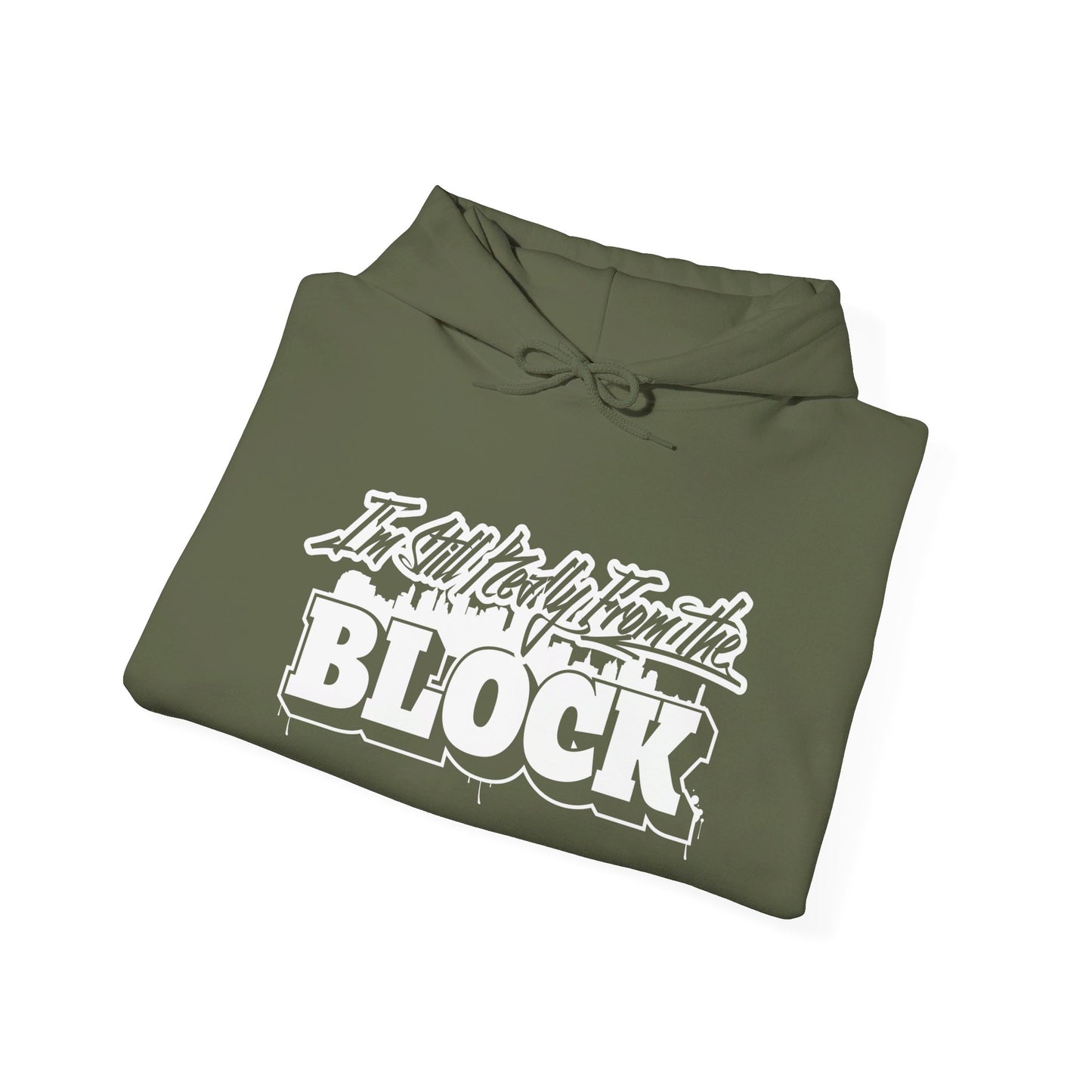 I'm Still Really From The Block Unisex Heavy Blend™ Gildan Hooded Sweatshirt