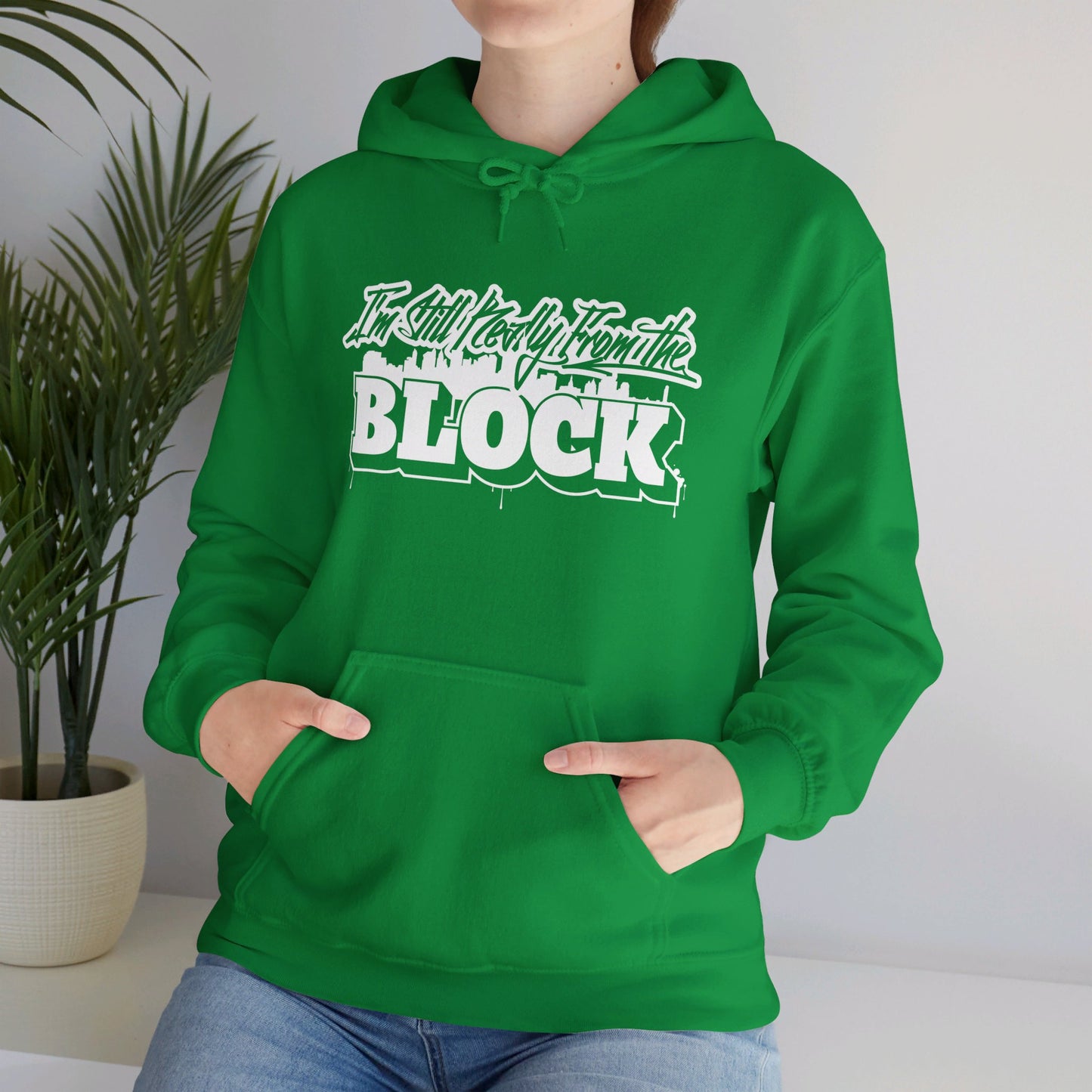 I'm Still Really From The Block Unisex Heavy Blend™ Gildan Hooded Sweatshirt